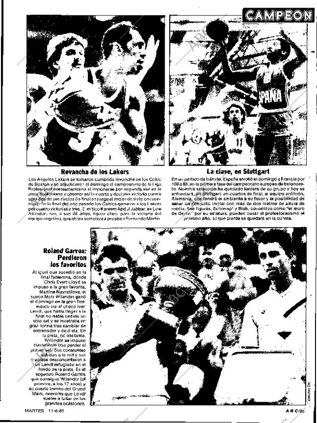 ABC SEVILLA 11-06-1985 página 85