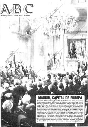 ABC MADRID 13-06-1985 página 1