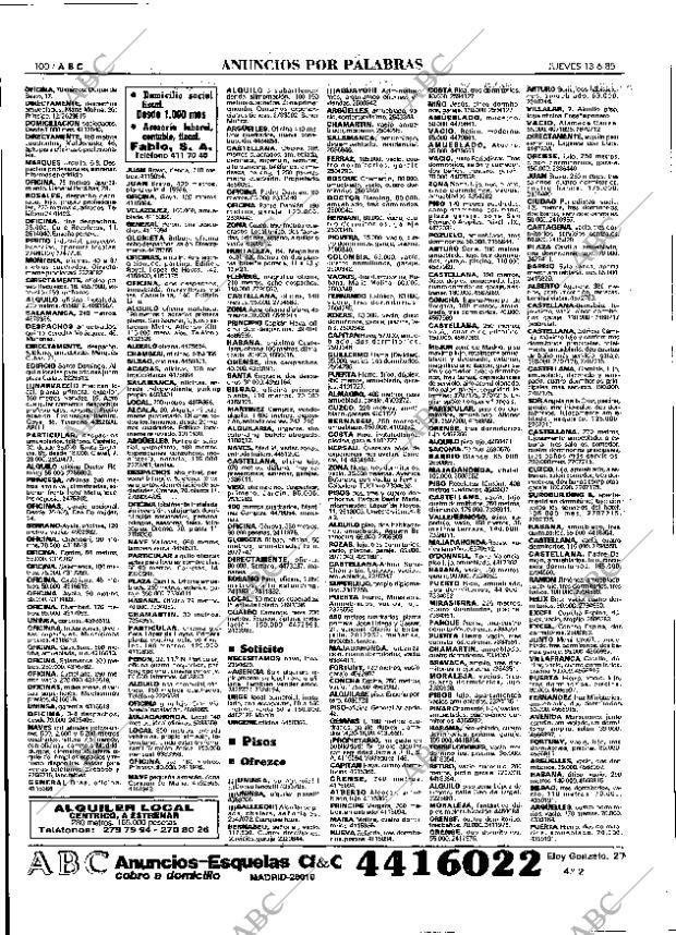 ABC MADRID 13-06-1985 página 100