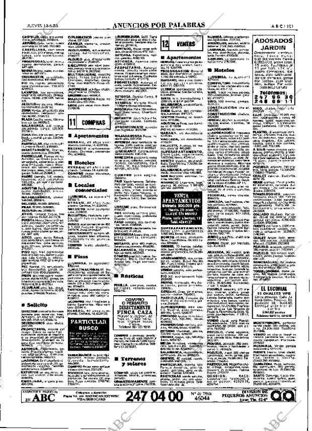 ABC MADRID 13-06-1985 página 101
