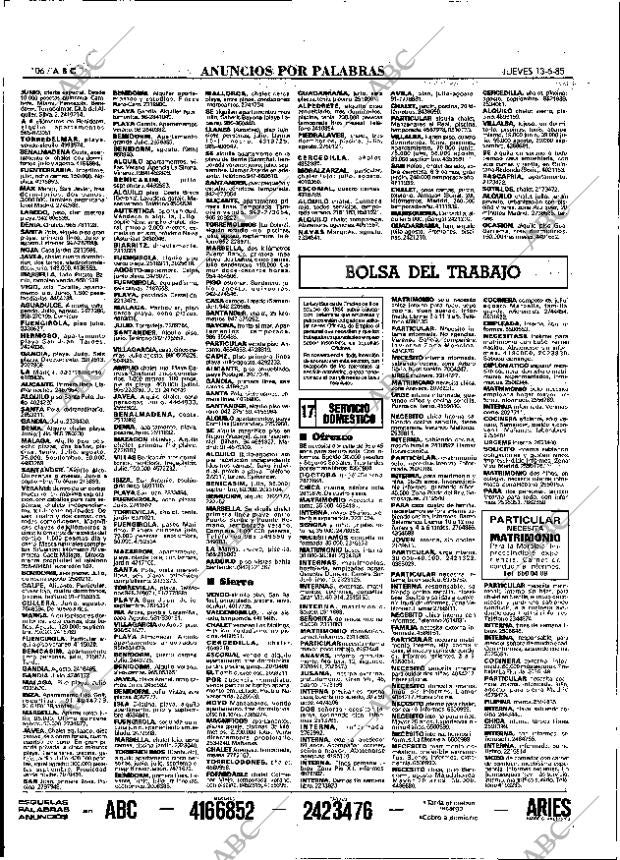 ABC MADRID 13-06-1985 página 106