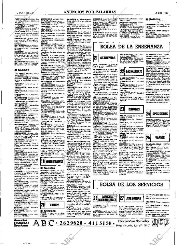 ABC MADRID 13-06-1985 página 107