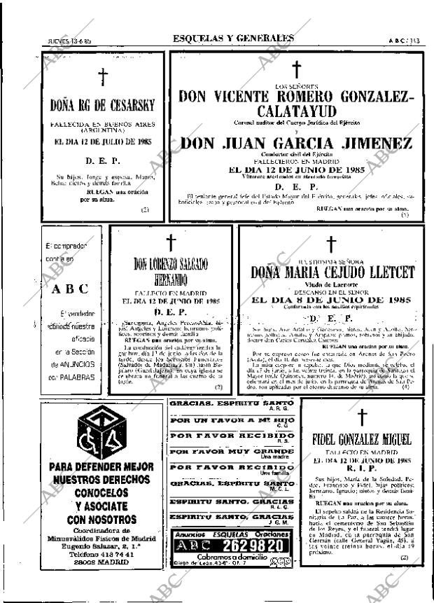 ABC MADRID 13-06-1985 página 113