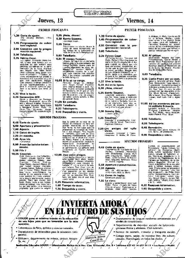 ABC MADRID 13-06-1985 página 135