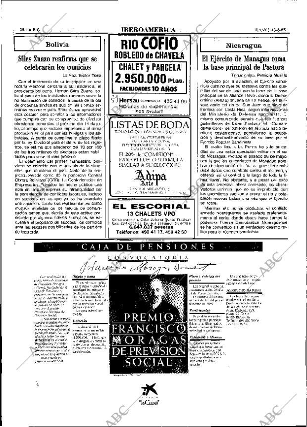 ABC MADRID 13-06-1985 página 38