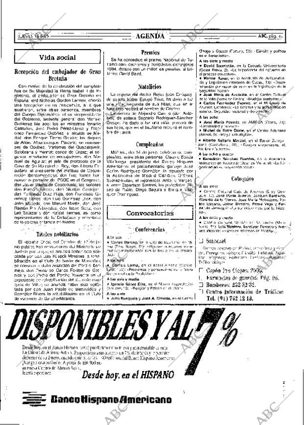 ABC MADRID 13-06-1985 página 41