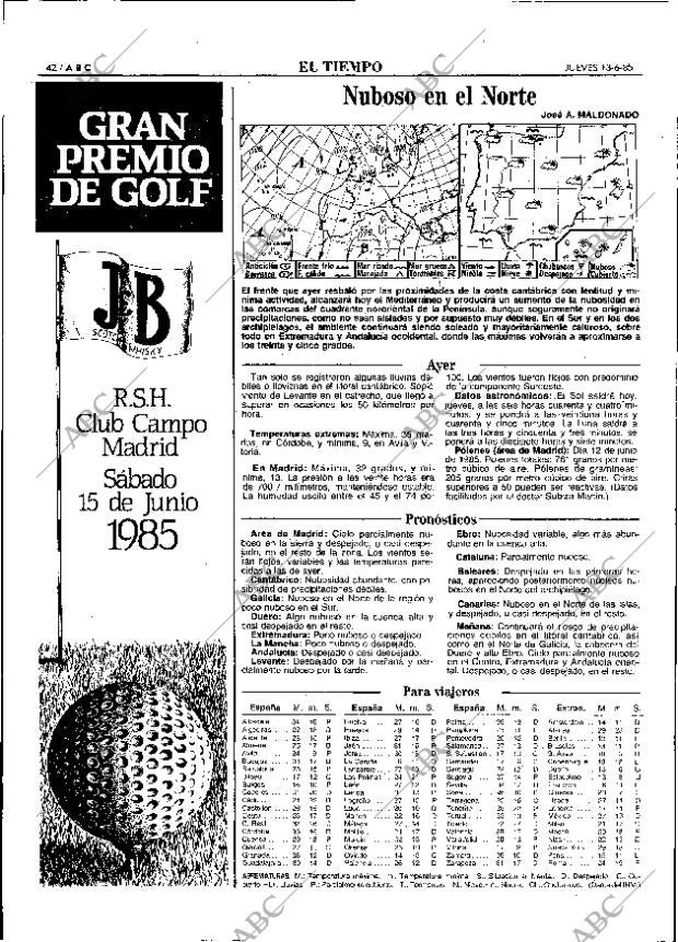 ABC MADRID 13-06-1985 página 42