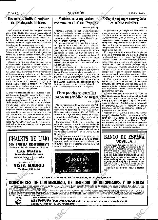 ABC MADRID 13-06-1985 página 50