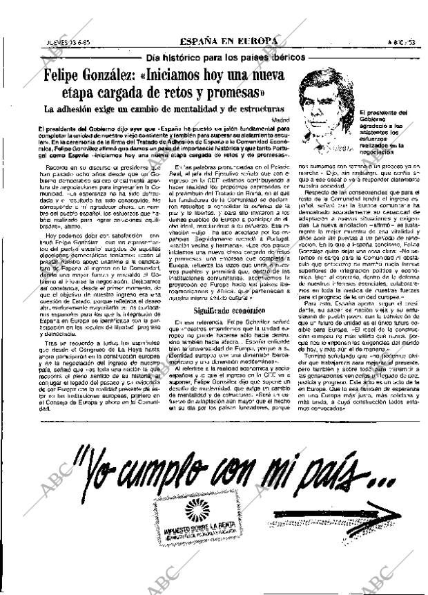 ABC MADRID 13-06-1985 página 53