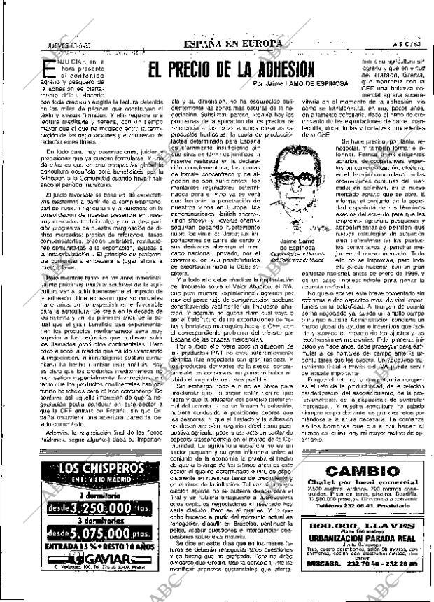ABC MADRID 13-06-1985 página 63