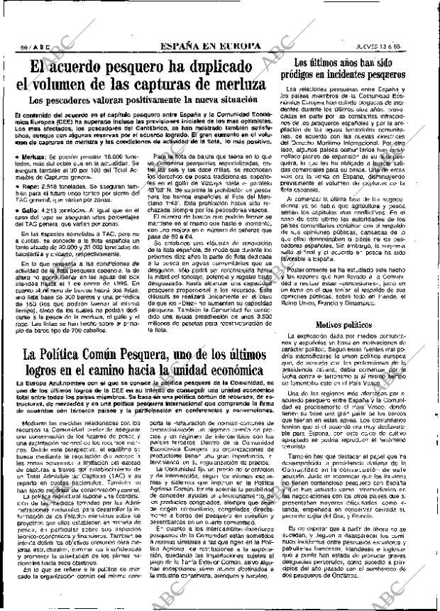ABC MADRID 13-06-1985 página 66