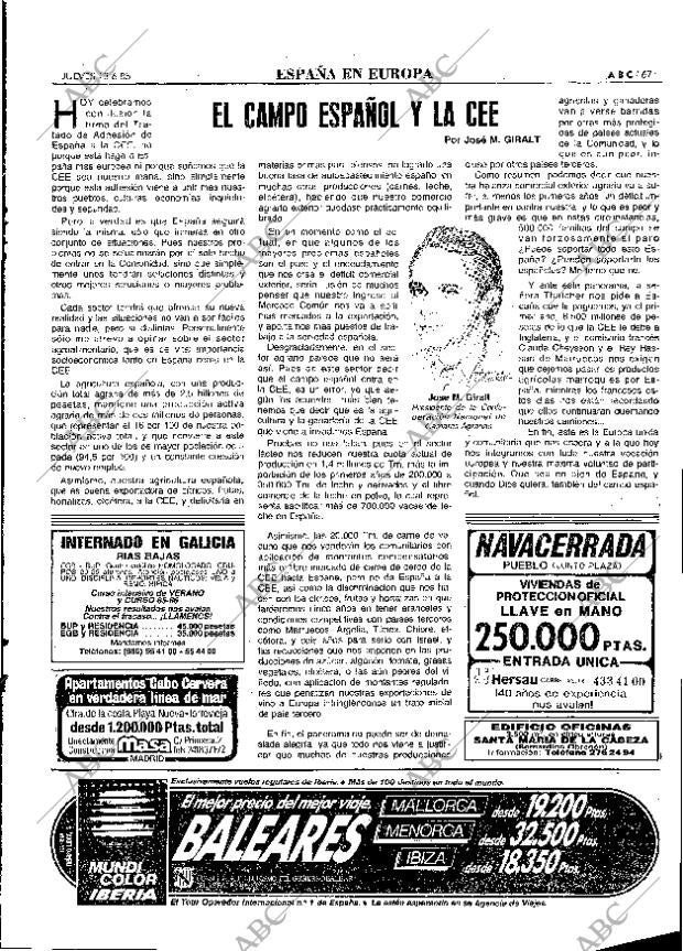 ABC MADRID 13-06-1985 página 67
