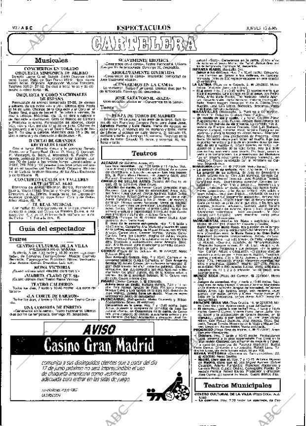 ABC MADRID 13-06-1985 página 92