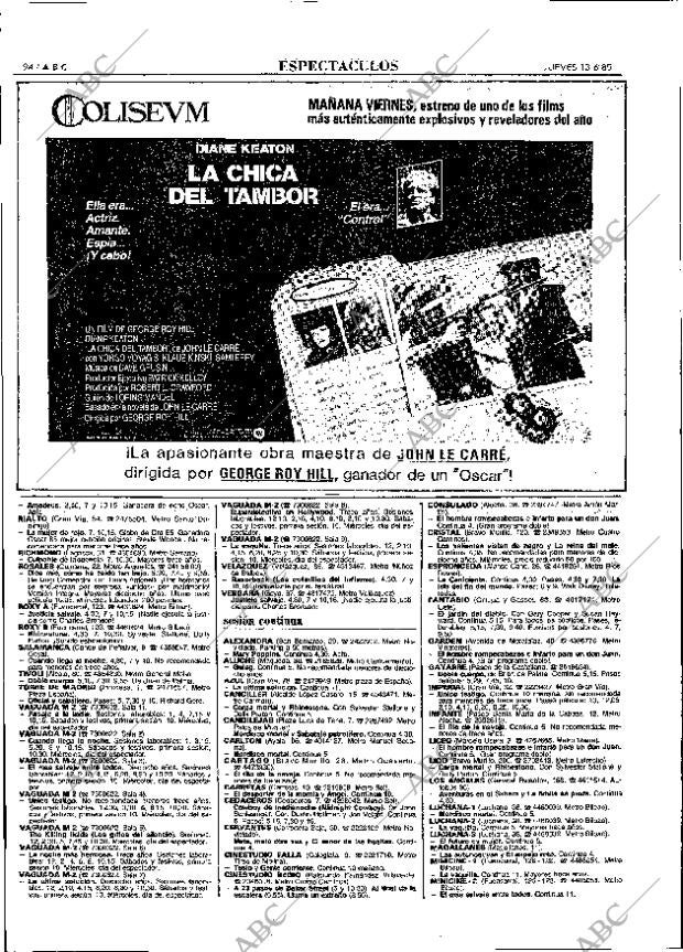 ABC MADRID 13-06-1985 página 94