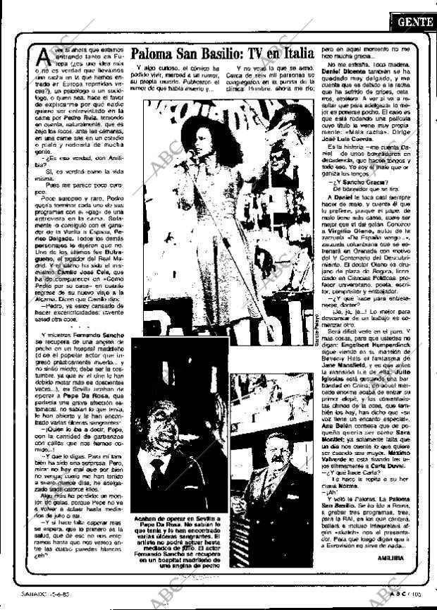 ABC MADRID 15-06-1985 página 105