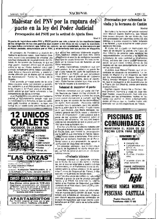 ABC MADRID 15-06-1985 página 25