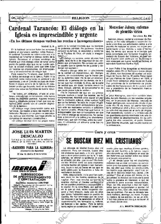 ABC MADRID 15-06-1985 página 40