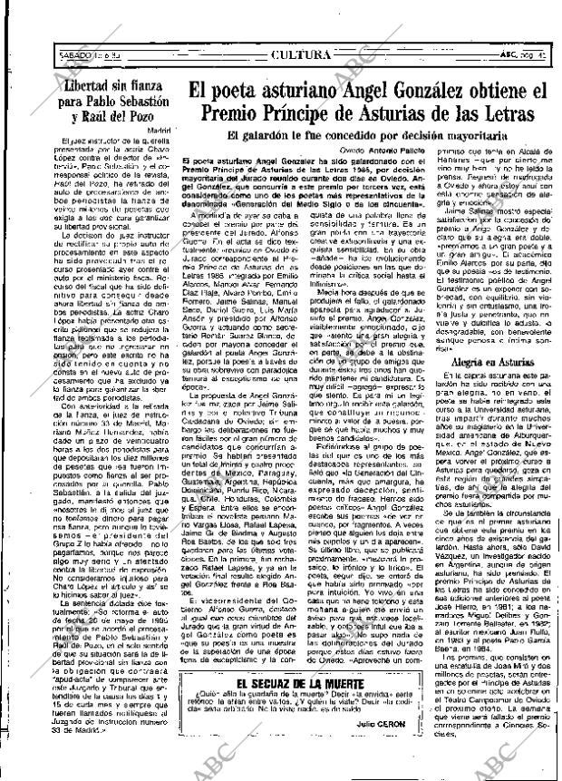 ABC MADRID 15-06-1985 página 45