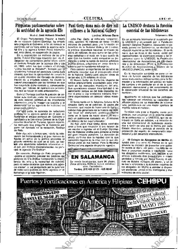 ABC MADRID 15-06-1985 página 49
