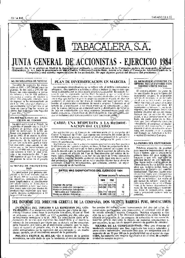 ABC MADRID 15-06-1985 página 50