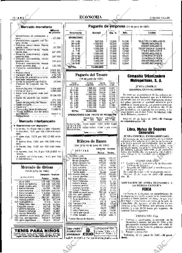 ABC MADRID 15-06-1985 página 70