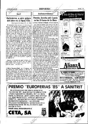ABC MADRID 15-06-1985 página 75