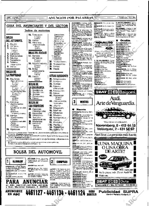 ABC MADRID 15-06-1985 página 86