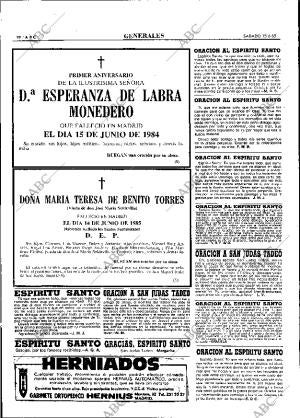 ABC MADRID 15-06-1985 página 98