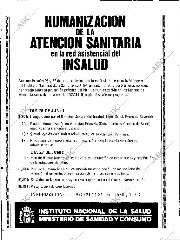 ABC SEVILLA 21-06-1985 página 106