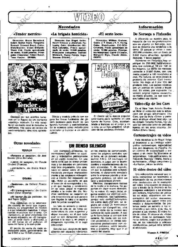 ABC MADRID 22-06-1985 página 127