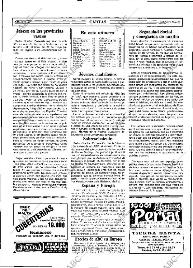 ABC MADRID 22-06-1985 página 22