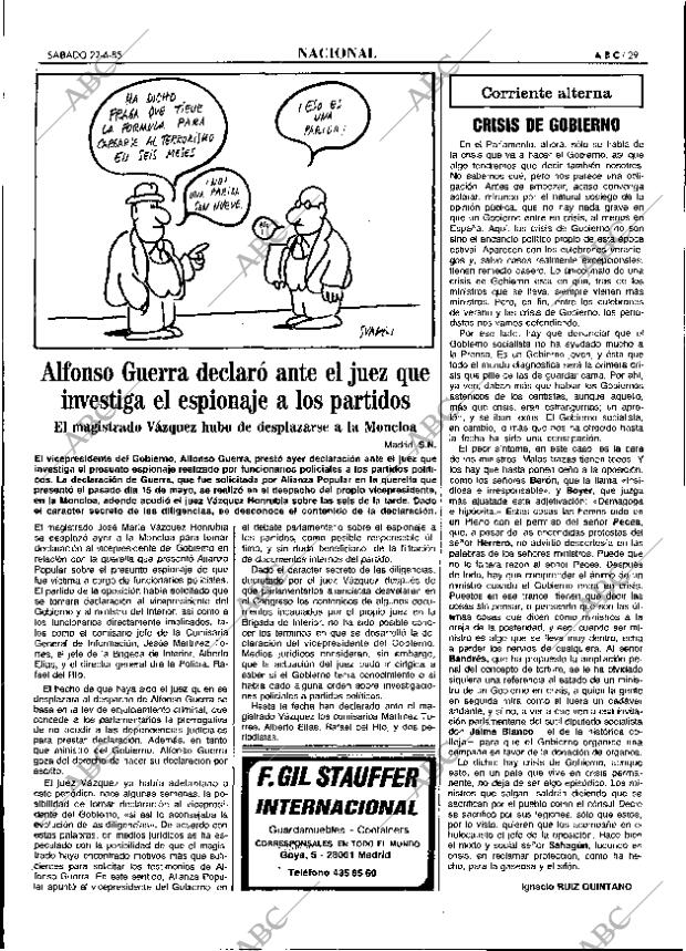 ABC MADRID 22-06-1985 página 29