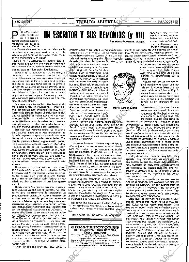 ABC MADRID 22-06-1985 página 34