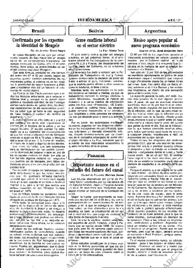ABC MADRID 22-06-1985 página 37