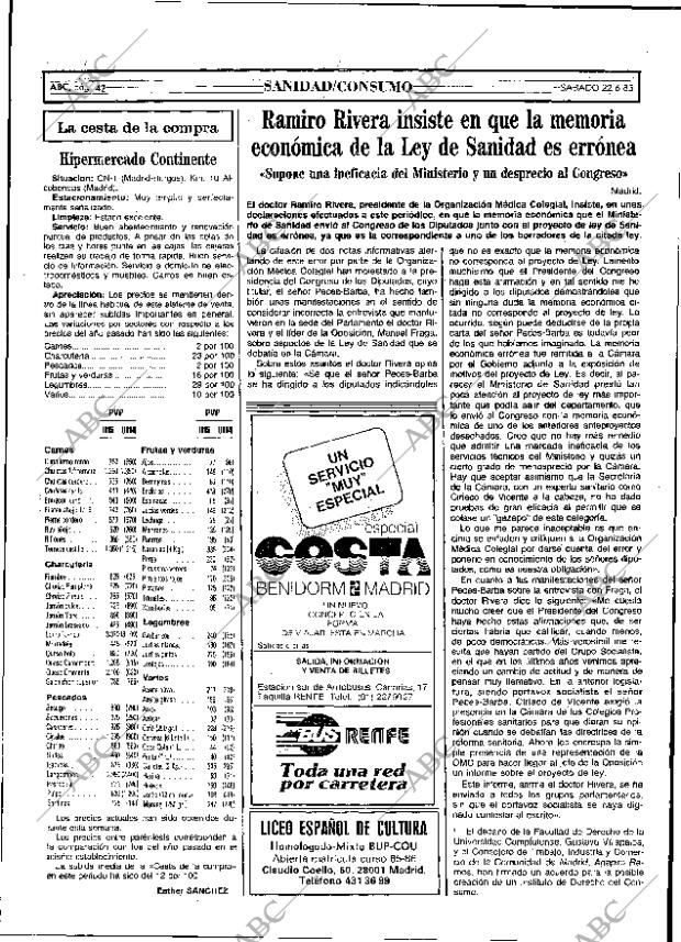 ABC MADRID 22-06-1985 página 42