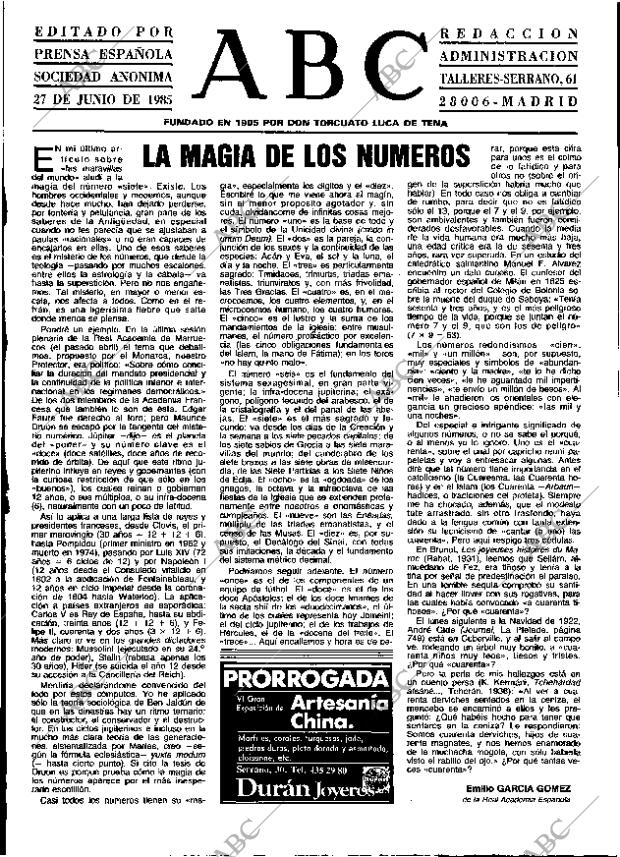 ABC MADRID 27-06-1985 página 3