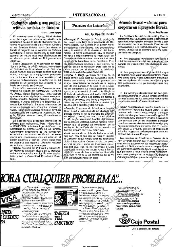 ABC MADRID 27-06-1985 página 39