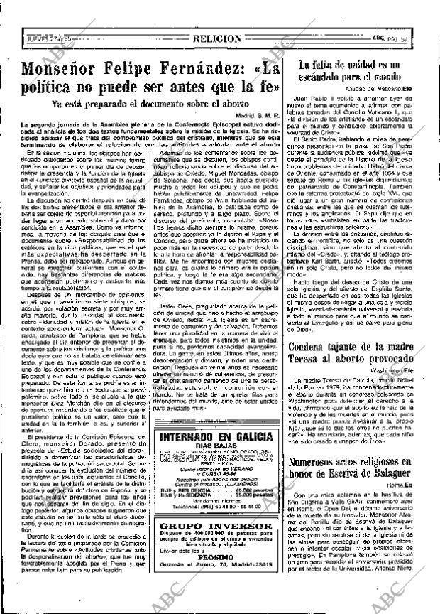 ABC MADRID 27-06-1985 página 57