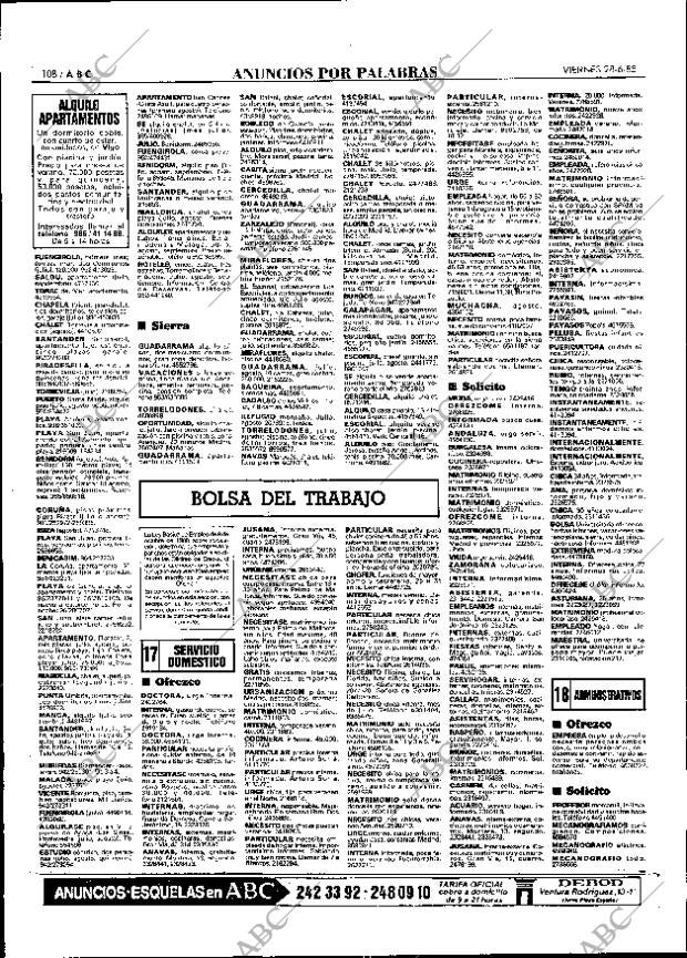 ABC MADRID 28-06-1985 página 108