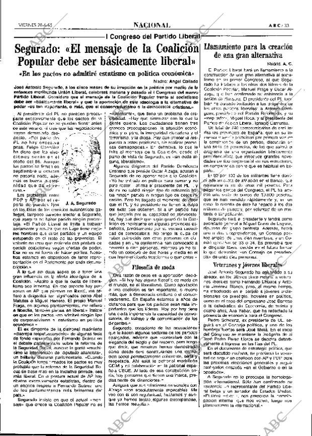 ABC MADRID 28-06-1985 página 33