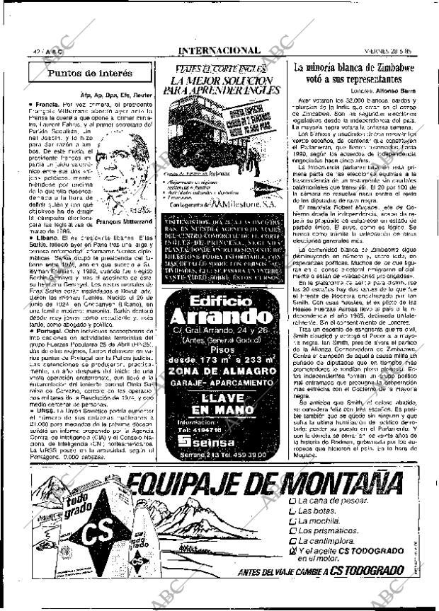 ABC MADRID 28-06-1985 página 42