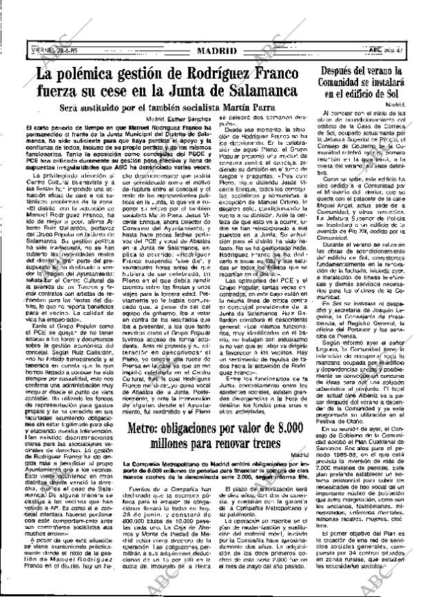 ABC MADRID 28-06-1985 página 47