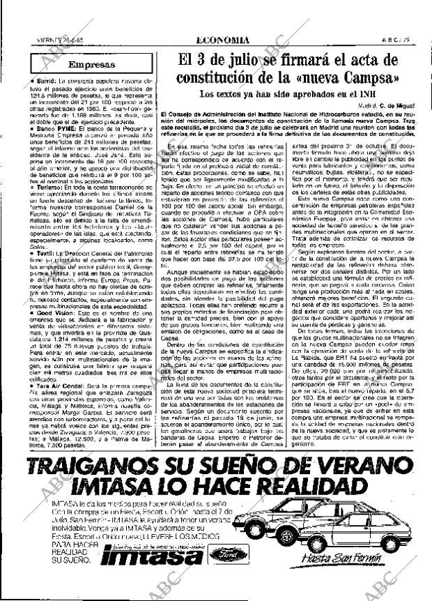 ABC MADRID 28-06-1985 página 79