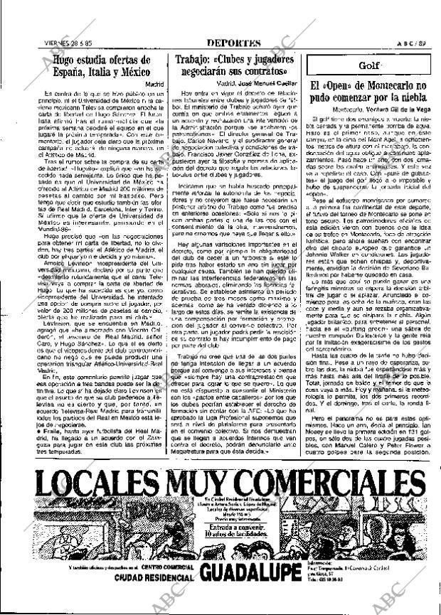 ABC MADRID 28-06-1985 página 89