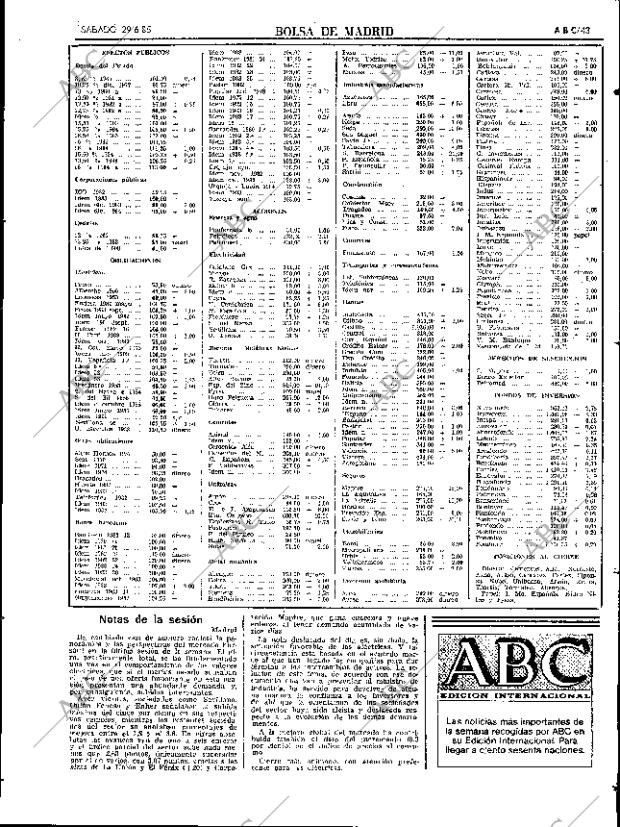 ABC SEVILLA 29-06-1985 página 43