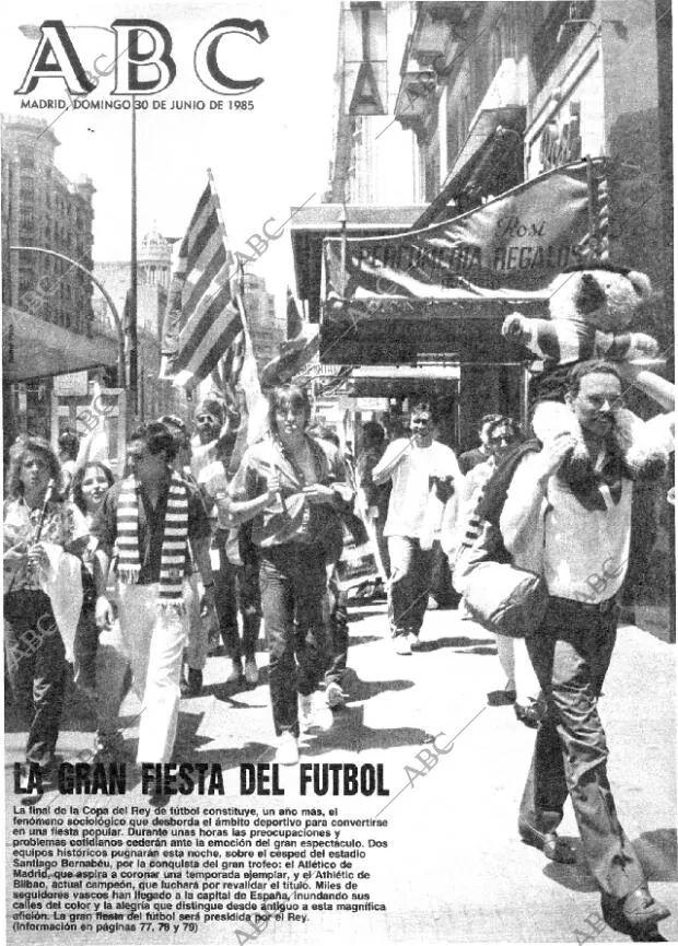ABC MADRID 30-06-1985 página 1