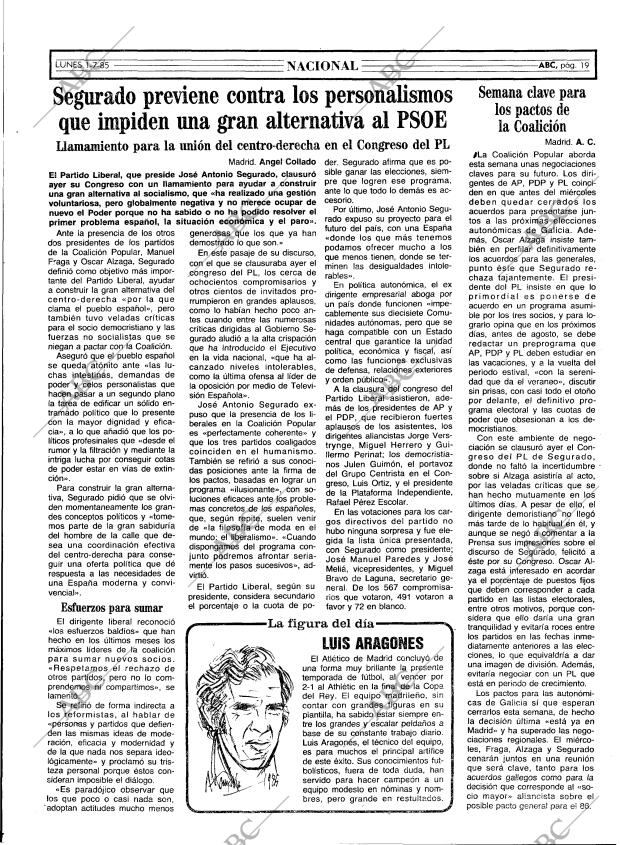 ABC MADRID 01-07-1985 página 19