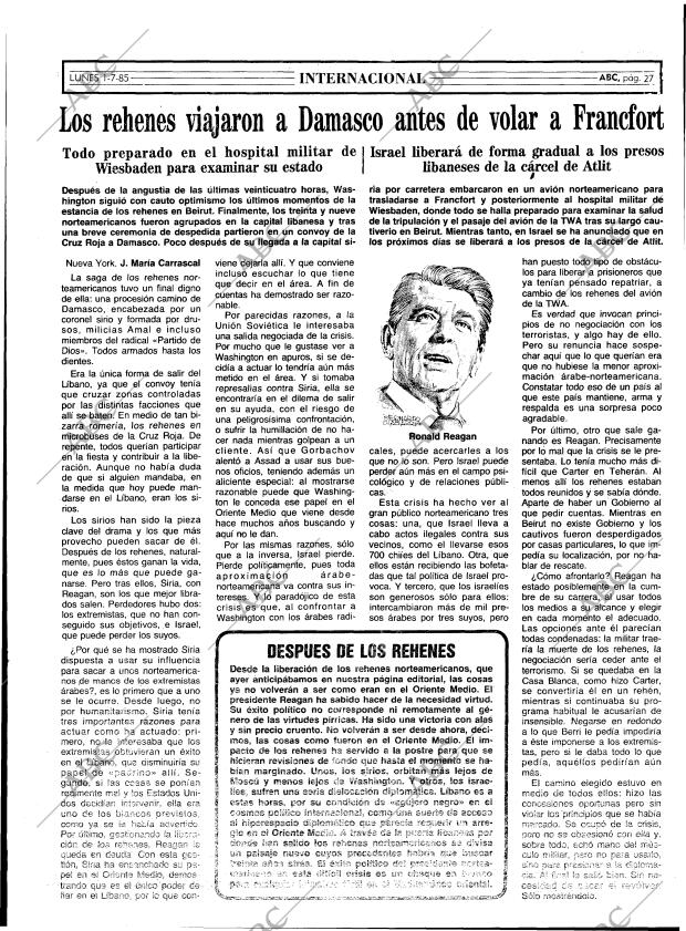 ABC MADRID 01-07-1985 página 27
