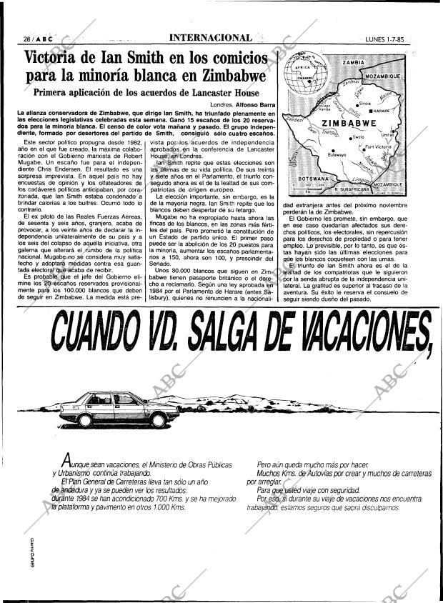 ABC MADRID 01-07-1985 página 28