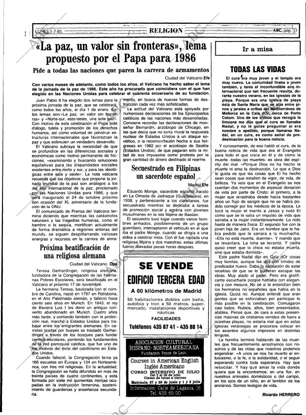 ABC MADRID 01-07-1985 página 37